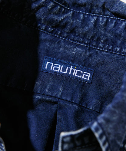 NAUTICA 復古牛仔牛津襯衫