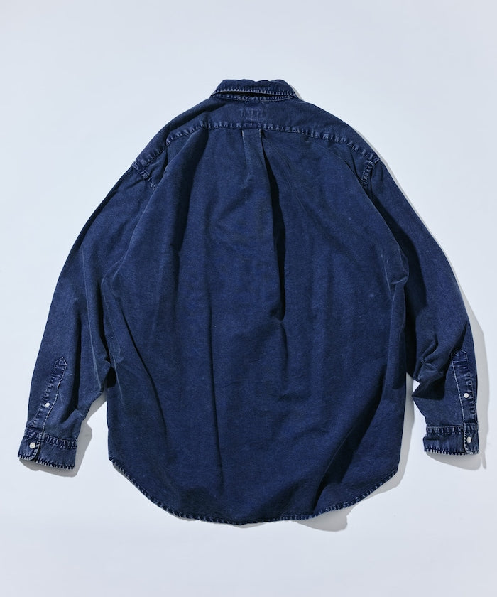 NAUTICA 復古牛仔牛津襯衫