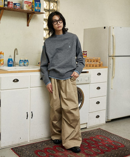 U.S. POLO ASSN. FAKE LAYERED KNIT 長袖刺繡LOGO針織衫