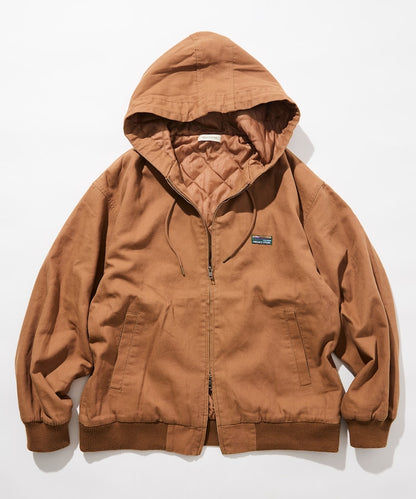 FREAK'S STORE vintage-finished zip-up duck Jacket 復古拉鍊連帽外套
