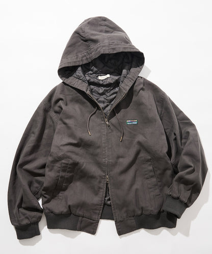 FREAK'S STORE vintage-finished zip-up duck Jacket 復古拉鍊連帽外套