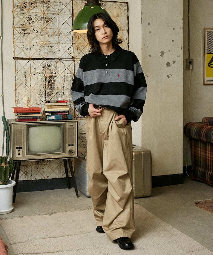 U.S. POLO ASSN. SWEAT LIKE KNIT POLO 長袖針織POLO衫