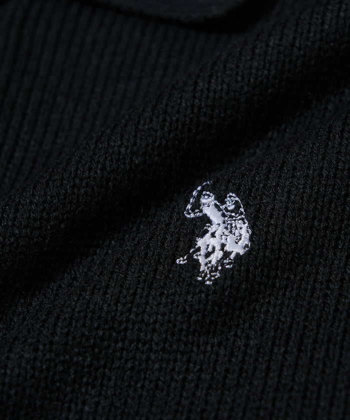 U.S. POLO ASSN. POLO KNIT CARDIGAN 刺繡LOGO POLO針織開襟衫