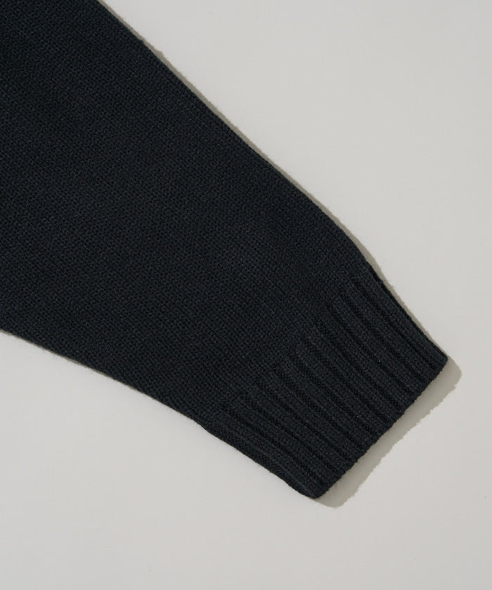 U.S. POLO ASSN. CREW NECK KNIT CARDIGAN 刺繡LOGO 圓領針織開襟衫