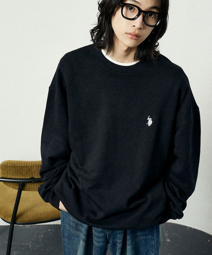 U.S. POLO ASSN. CREW NECK SWEAT 長袖圓領運動大學T【預約商品 | 2025/09下旬出貨】