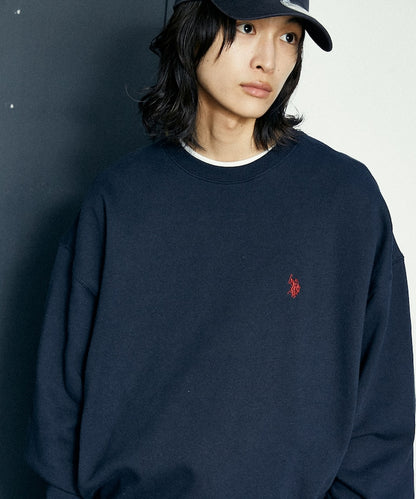 U.S. POLO ASSN. CREW NECK SWEAT 長袖圓領運動大學T【預約商品 | 2025/09下旬出貨】