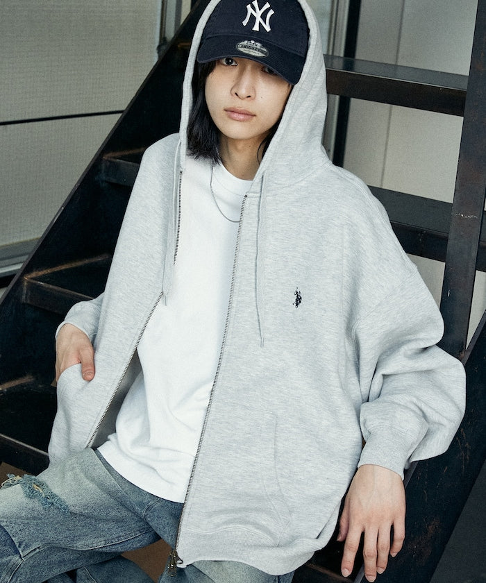 U.S. POLO ASSN. FULL ZIP HOODIE 拉鍊連帽外套【預約商品 | 2025/09下旬出貨】