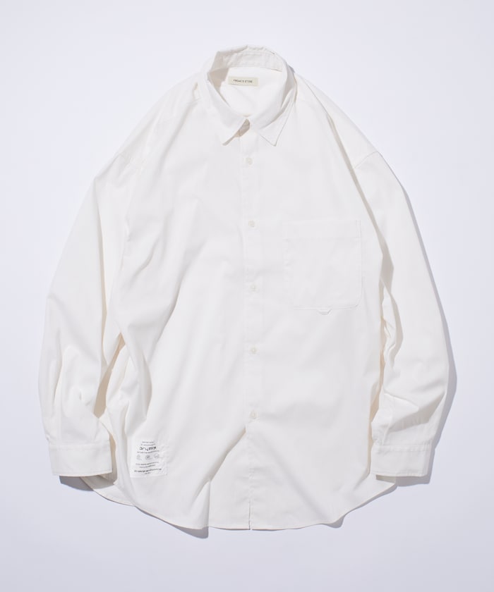 FREAK'S STORE Drymix(R) Relaxed Fit Regular Collar Shirt 寬版長袖襯衫