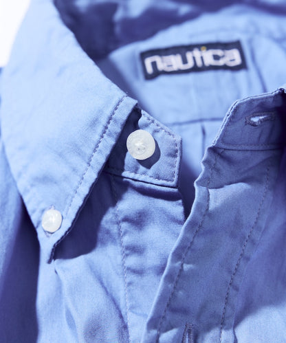 NAUTICA 復古BD寬版長袖襯衫