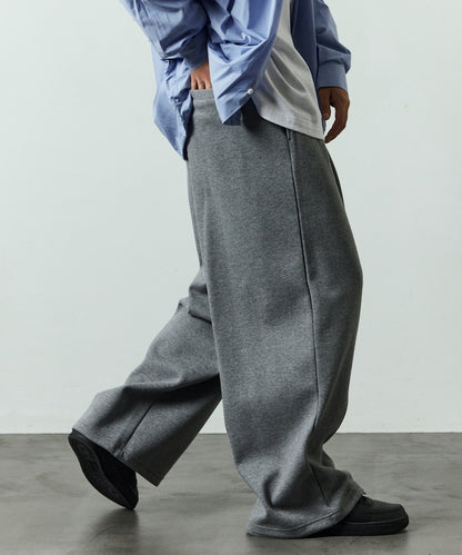 FREAK'S STORE Wide silhouette bonded Pants 休閒運動褲