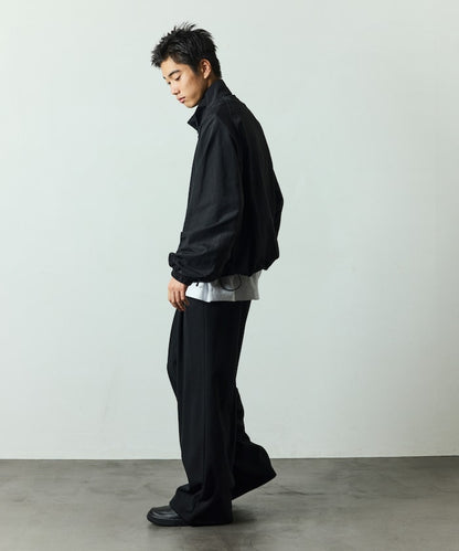 FREAK'S STORE Wide silhouette bonded Pants 休閒運動褲