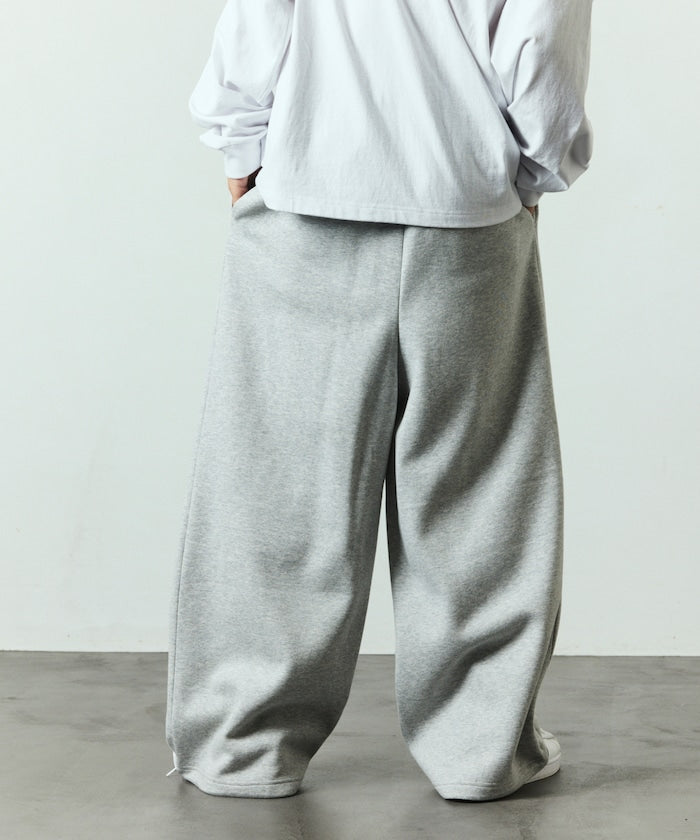 FREAK'S STORE Wide silhouette bonded Pants 休閒運動褲