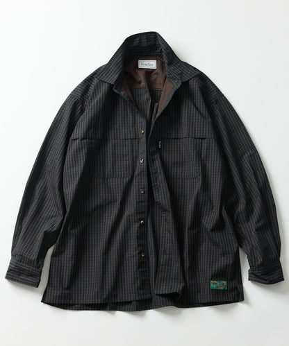 FREAK'S STORE x Foxfire fishing pocket long sleeve check shirt 長袖格紋口袋襯衫