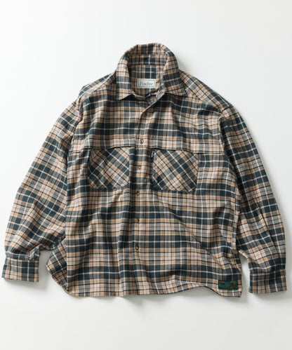 FREAK'S STORE x Foxfire pocket long sleeve flannel check shirt 長袖釣魚口袋法蘭絨襯衫
