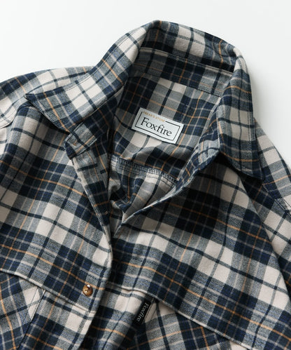 FREAK'S STORE x Foxfire pocket long sleeve flannel check shirt 長袖釣魚口袋法蘭絨襯衫