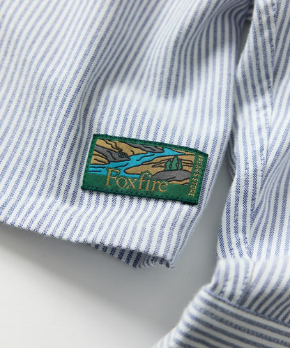 FREAK'S STORE x Foxfire Oxford Cropped Fishing Pocket Long Sleeve Shirt 短板牛津口袋襯衫