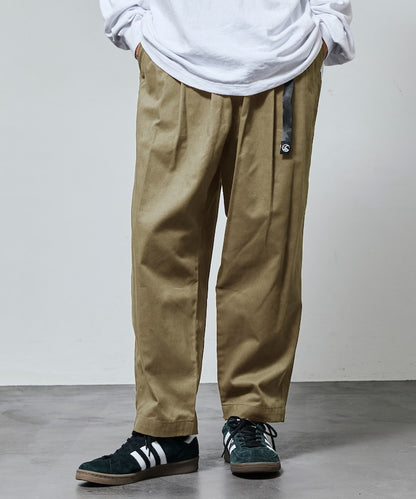 FREAK'S STORE Semi-wide silhouette climbing Pants 打褶休閒登山褲