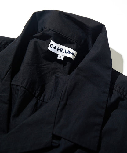 CAHLUMN Magazine Pocket Broadcloth Open Collar Shirt 長袖口袋襯衫