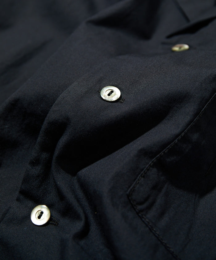 CAHLUMN Magazine Pocket Broadcloth Open Collar Shirt 長袖口袋襯衫
