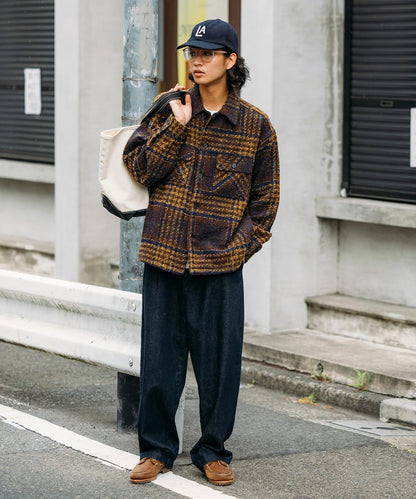 FREAK'S STORE CPO Check Shirt Jacket 毛呢格紋襯衫夾克