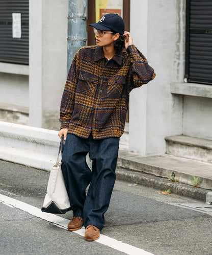 FREAK'S STORE CPO Check Shirt Jacket 毛呢格紋襯衫夾克