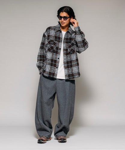 FREAK'S STORE CPO Check Shirt Jacket 毛呢格紋襯衫夾克