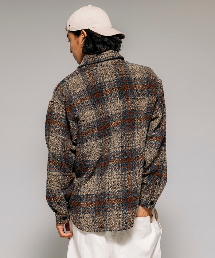 FREAK'S STORE CPO Check Shirt Jacket 毛呢格紋襯衫夾克