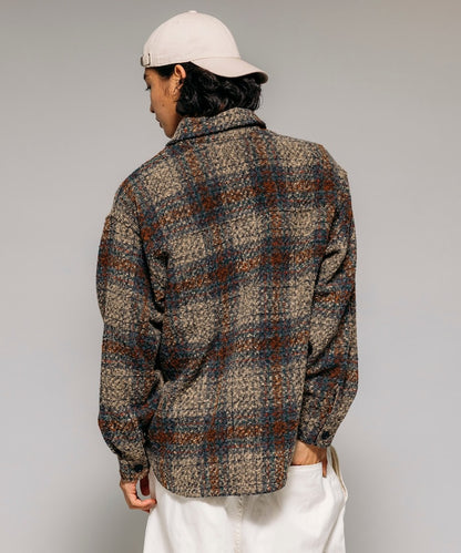 FREAK'S STORE CPO Check Shirt Jacket 毛呢格紋襯衫夾克