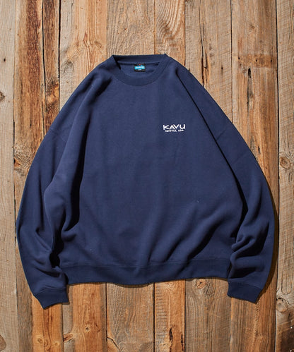 KAVU × FREAK'S STORE 聯名限定款 牛臉刺繡圓領大學T