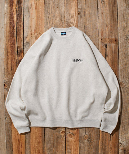 KAVU × FREAK'S STORE 聯名限定款 豬臉刺繡圓領大學T