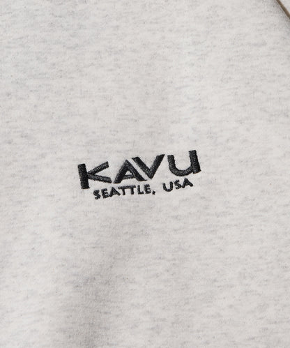 KAVU × FREAK'S STORE 聯名限定款 豬臉刺繡圓領大學T