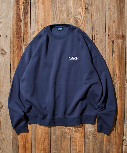 KAVU × FREAK'S STORE 聯名限定款 老虎刺繡圓領大學T