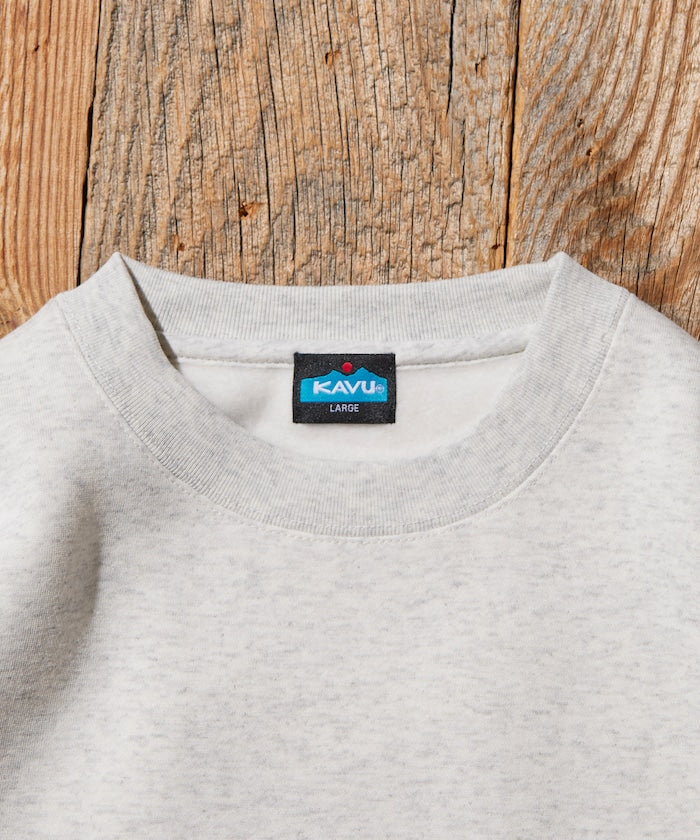 KAVU × FREAK'S STORE 聯名限定款 熊臉刺繡圓領大學T