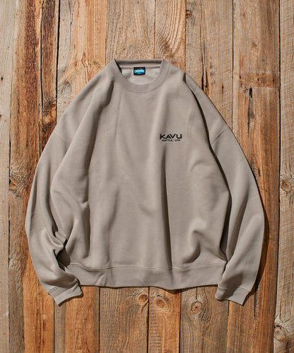 KAVU × FREAK'S STORE 聯名限定款 熊臉刺繡圓領大學T