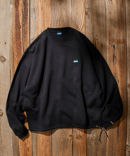 KAVU × FREAK'S STORE 聯名限定款 寬版抽繩圓領大學T