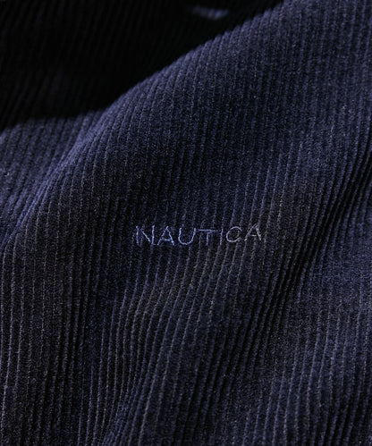 NAUTICA 復古短版燈芯絨鋪棉夾克