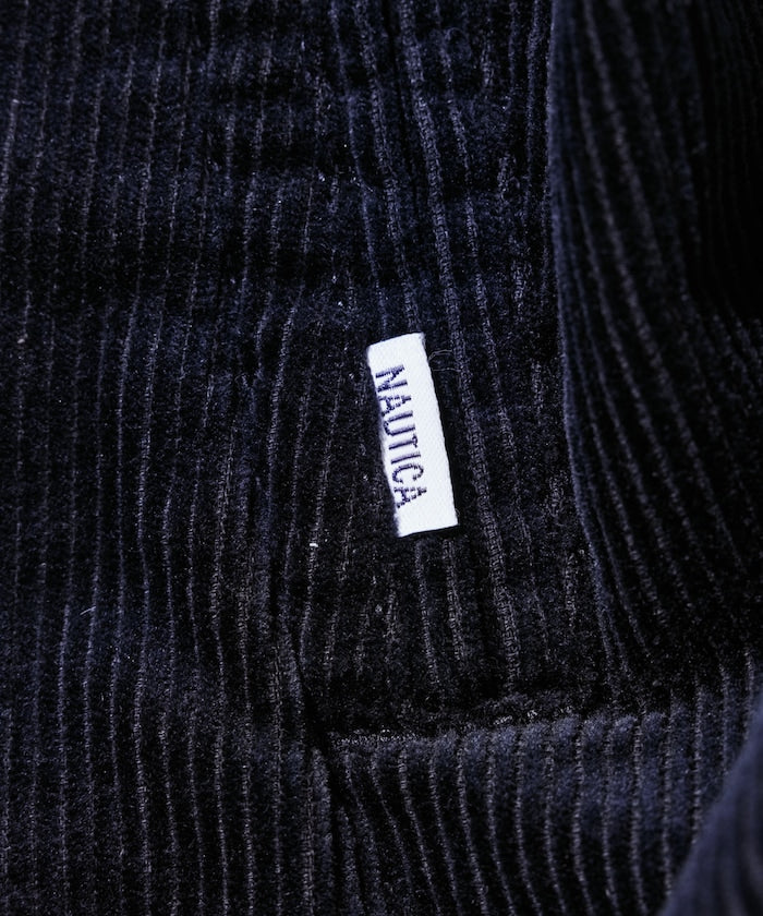 NAUTICA 復古短版燈芯絨鋪棉夾克