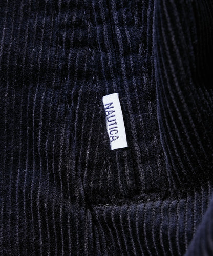 NAUTICA 復古短版燈芯絨鋪棉夾克