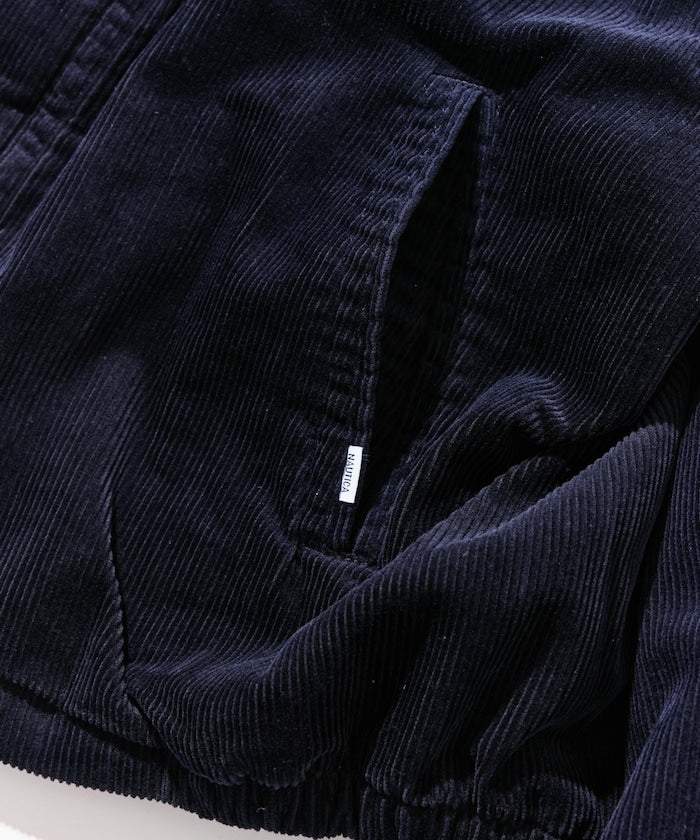 NAUTICA 復古短版燈芯絨鋪棉夾克
