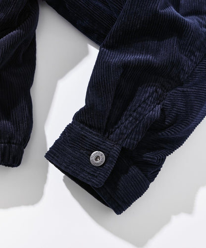 NAUTICA 復古短版燈芯絨鋪棉夾克