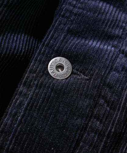 NAUTICA 復古短版燈芯絨鋪棉夾克