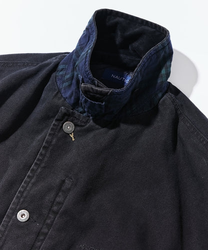 NAUTICA 復古刺繡標誌短版外套