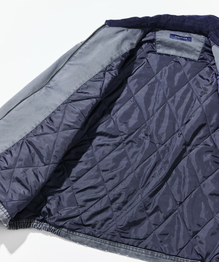 NAUTICA 復古刺繡LOGO鋪棉外套