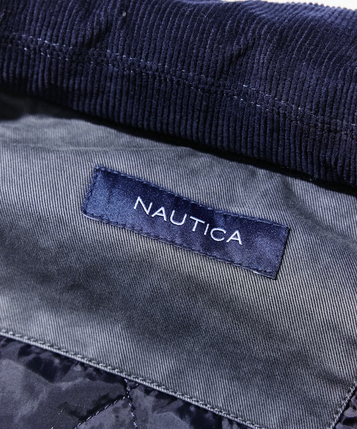 NAUTICA 復古刺繡LOGO鋪棉外套