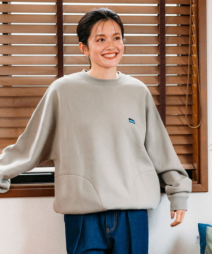 KAVU × FREAK'S STORE 聯名限定款 寬版抽繩圓領大學T