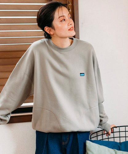 KAVU × FREAK'S STORE 聯名限定款 寬版抽繩圓領大學T