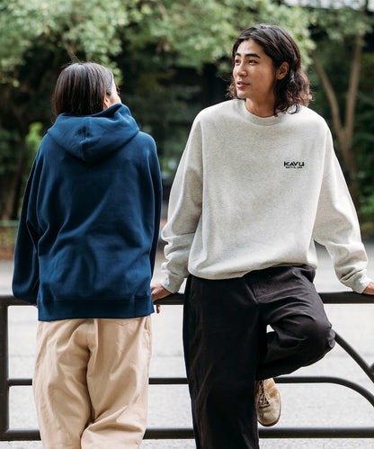 KAVU × FREAK'S STORE 聯名限定款 豬臉刺繡圓領大學T