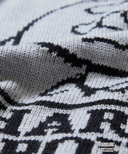 FREAK'S STORE x Peanuts Jacquard Crew Neck Knit / Charlie Brown 寬鬆圓領針織衫