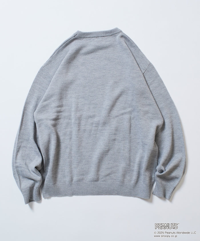 FREAK'S STORE x Peanuts Jacquard Crew Neck Knit / Charlie Brown 寬鬆圓領針織衫