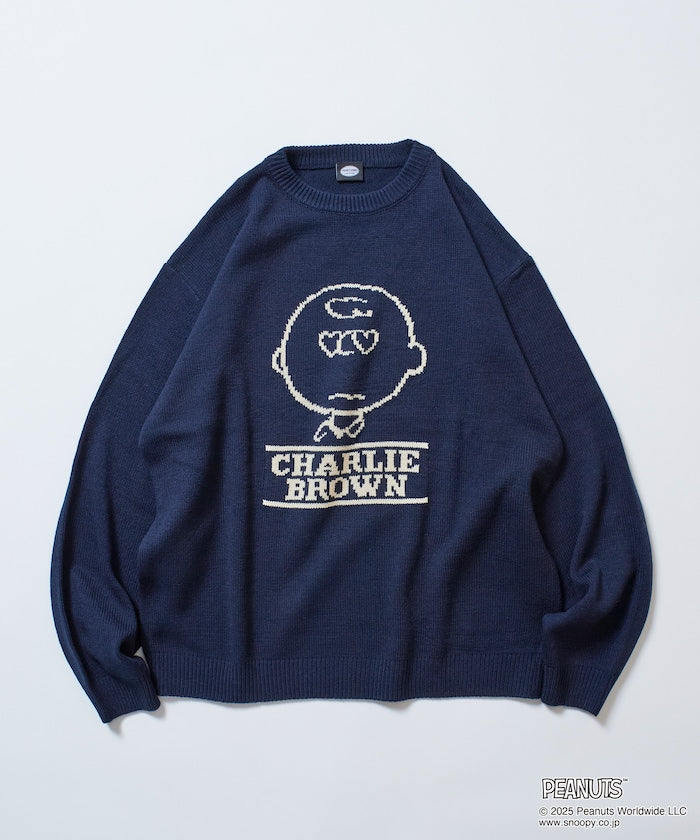 FREAK'S STORE x Peanuts Jacquard Crew Neck Knit / Charlie Brown 寬鬆圓領針織衫